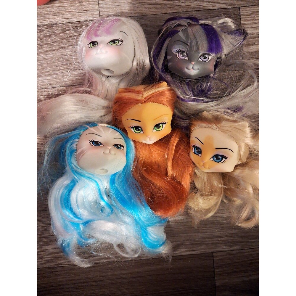 Catwalk Kitties Style Head Lot